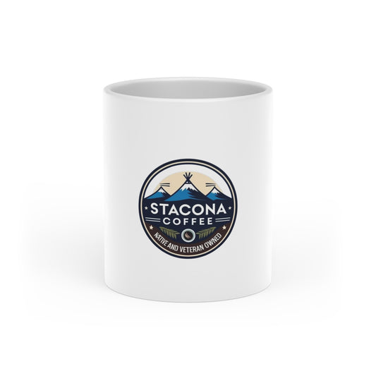 Stacona Coffee Logo Mug — Veteran-Owned Mountain Coffee Ceramic Mug
