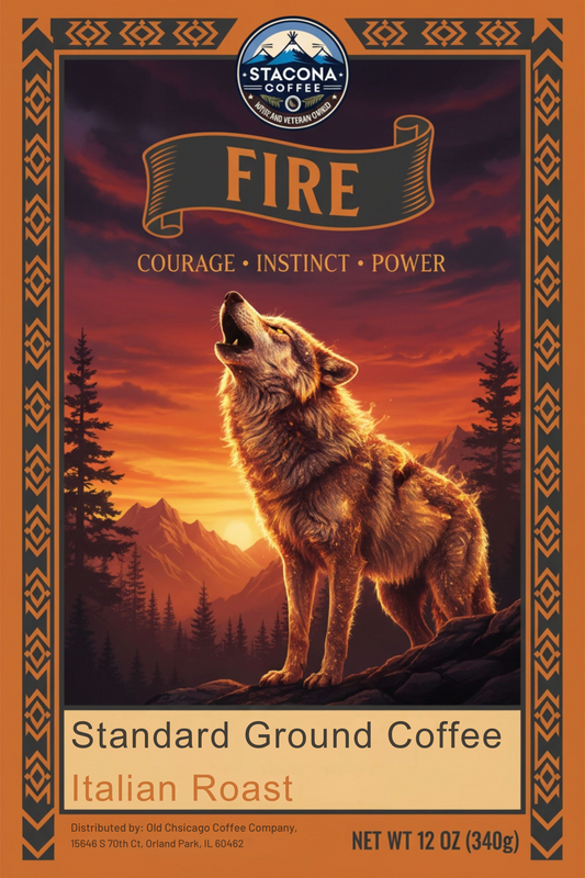 Fire Blend – Standard Ground - Bold Roast Coffee