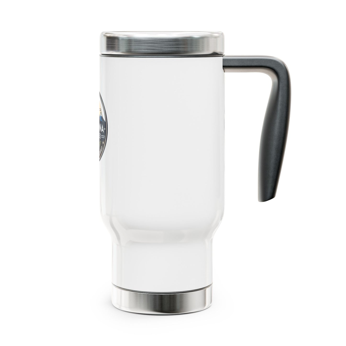Stainless Steel Travel Mug with Handle, 14oz