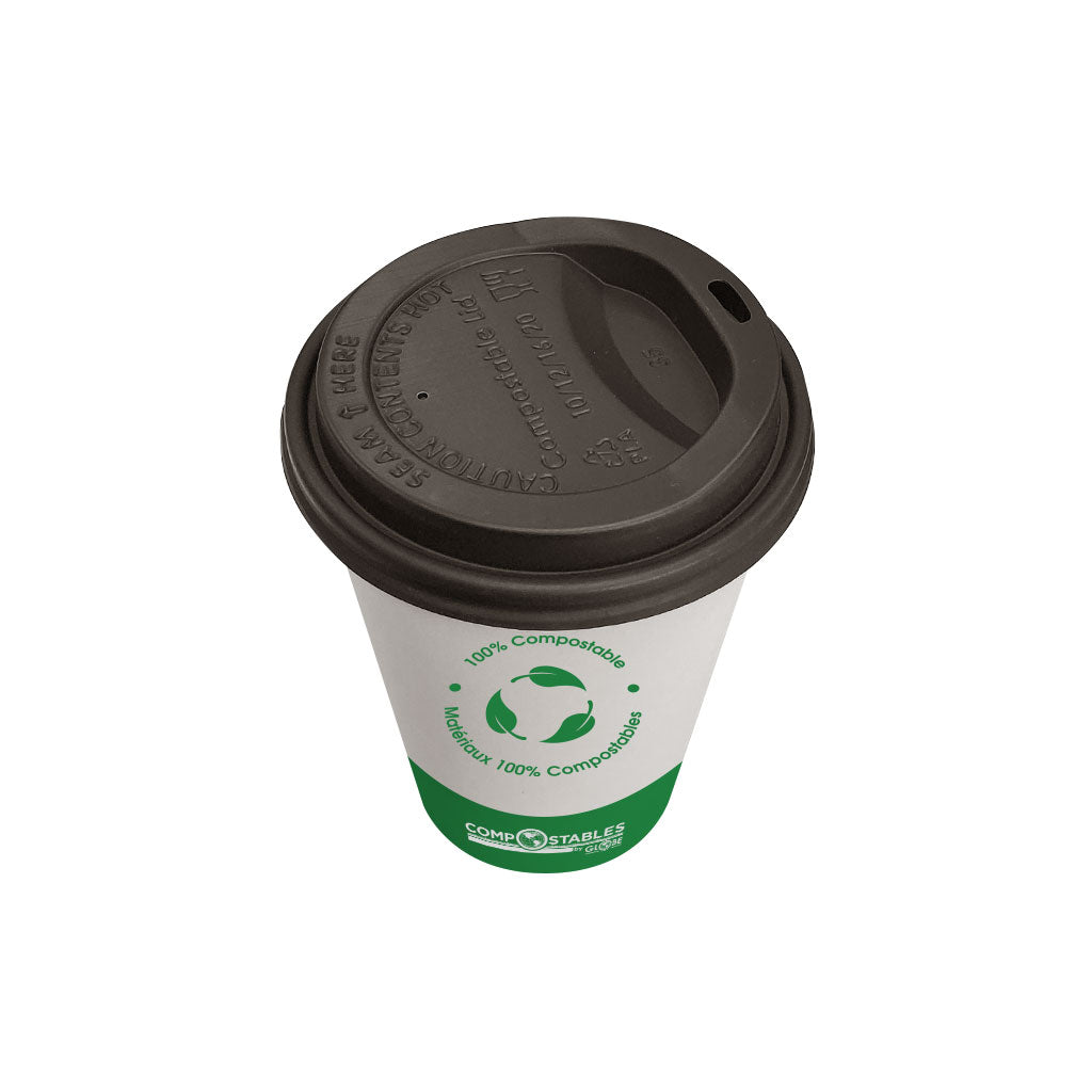 Single Wall Hot/Cold CPLA Compostable Paper Cups - 1000 cups per case - Sold By The Case