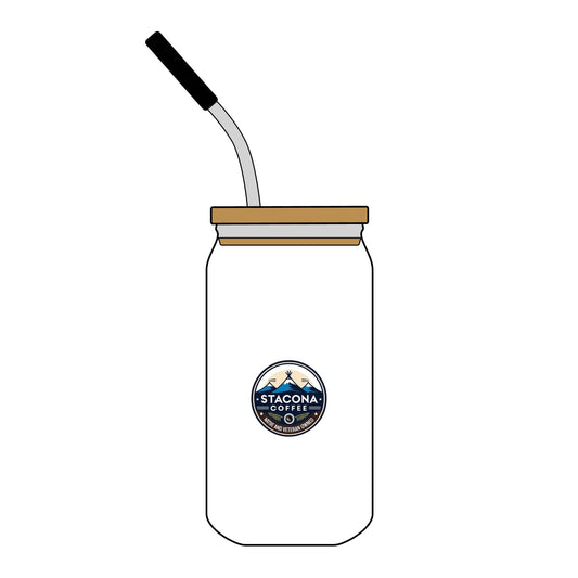 Can Glass with Lid, 16oz (Engraving)