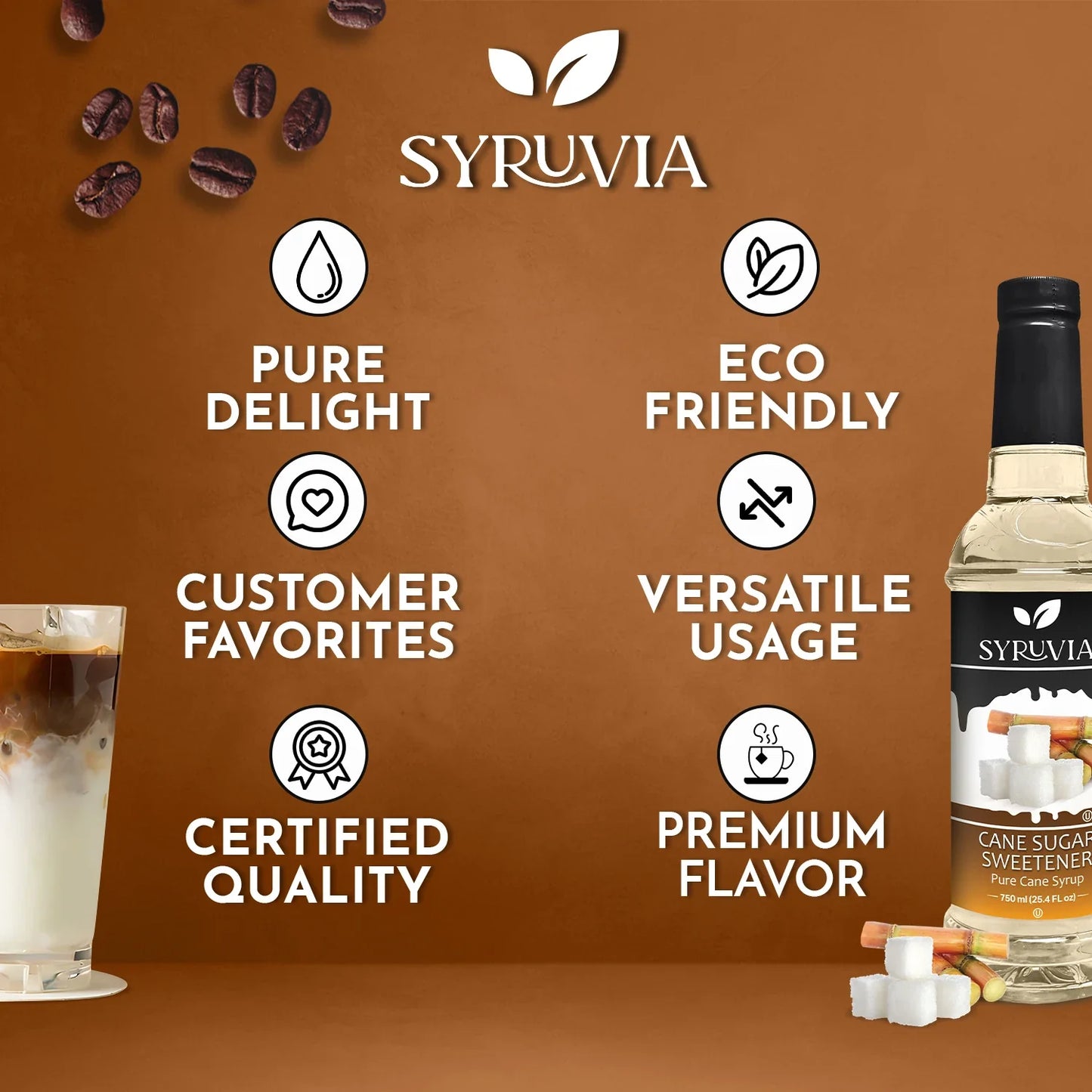 Cane Sugar Sweetener Syrup