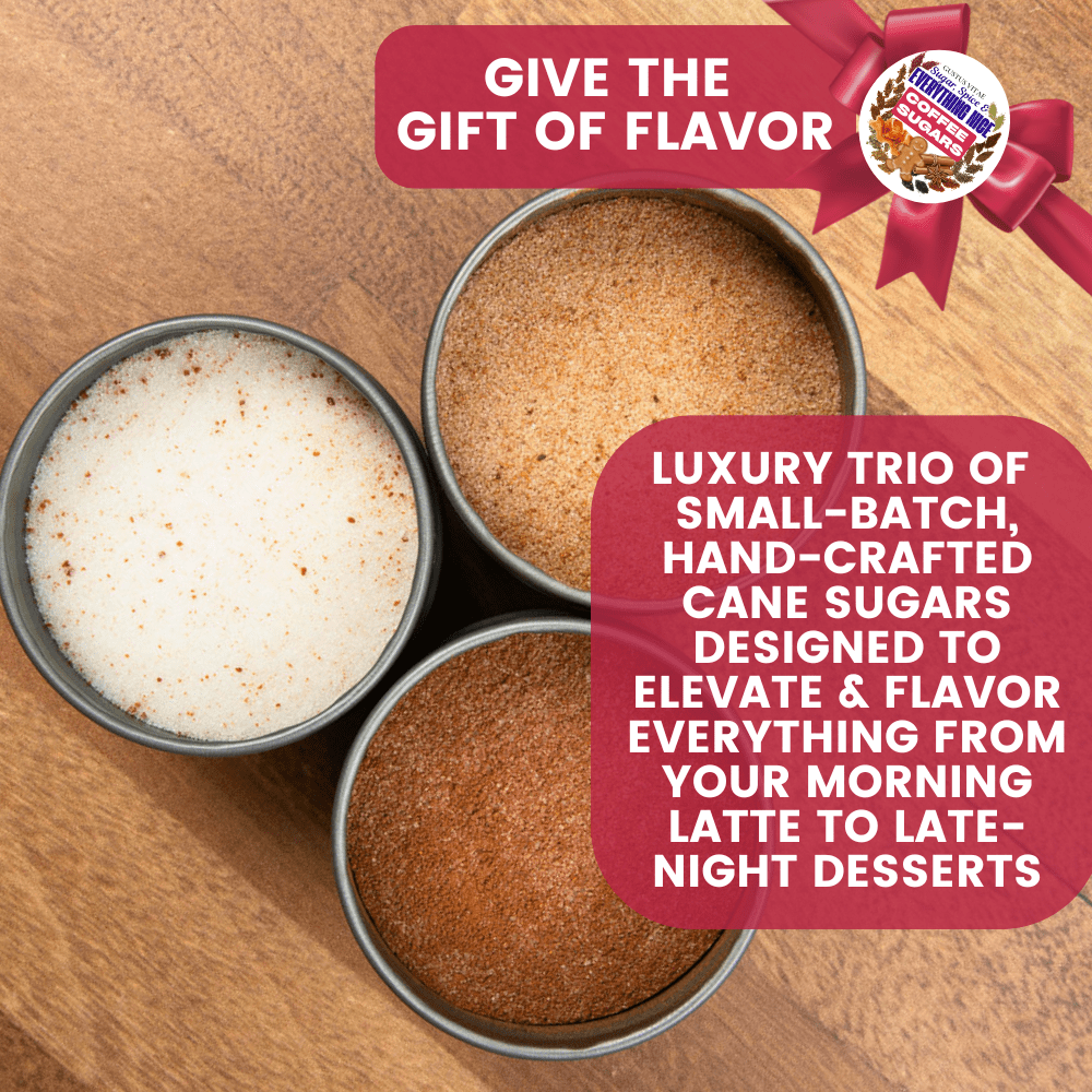 Coffee Sugars: Sugar, Spice & Everything Nice | Gift Pack Set of 3