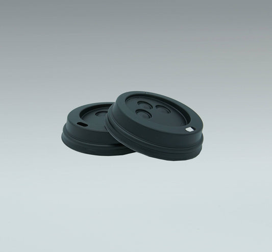 Dome Lids for Plain Paper Hot Cups - 8, 10, 12, 16 or 20 oz - 1000 per case